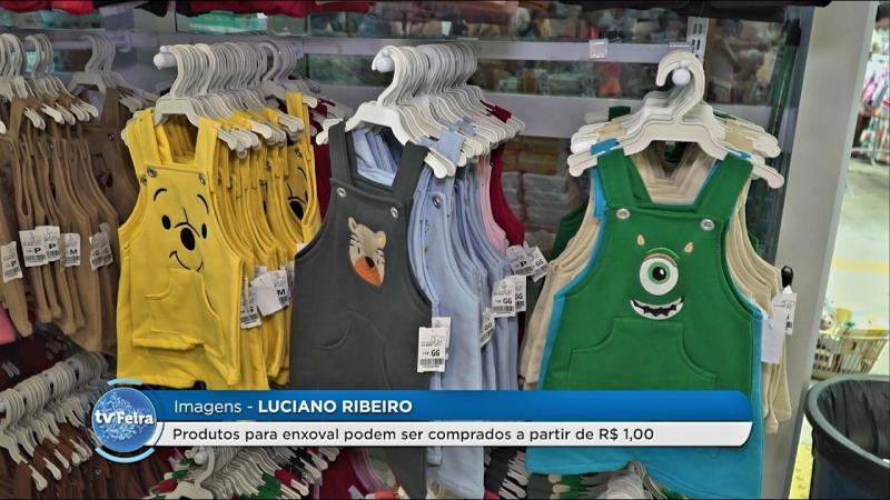 Feira do bebê oferece produtos a partir de R$ 1,00