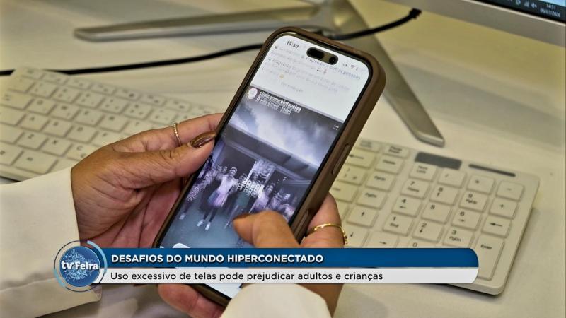 Especialistas alertam para o uso excessivo de telas