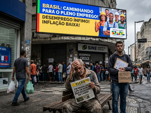 OPINIÃO: O pior PIB em cinco anos e a triste realidade do Brasil